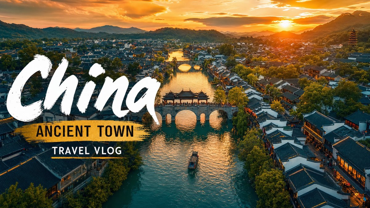 tk网红短视频vlog-古镇旅拍MV